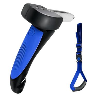 Imagem de M PAIN MANAGEMENT TECHNOLOGIES Maçaneta auxiliar de porta de carro portátil para idosos - bengala automotiva 4 em 1 com disjuntor de janela, cortador de cinto de segurança e aderência antiderrapante,