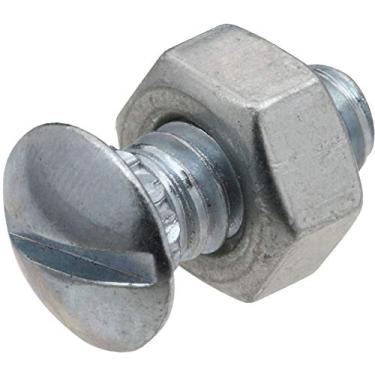 Imagem de NATIONAL/SPECTRUM BRANDS HHI Parafuso de pescoço canelado N280-875, pacote com 12