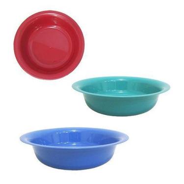 Imagem de Bacia de Plastico Redonda Colors para Feirante 700ml 19cm de Diametro 