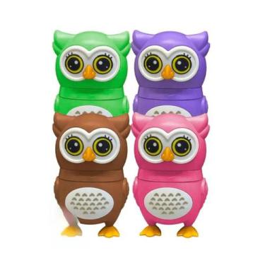 Imagem de Borracha c/ Apontador Coruja - Cores Sortidas - Molin