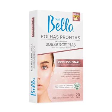 Imagem de Folhas Prontas para Design de Sobrancelhas 20 folhas, Depil Bella