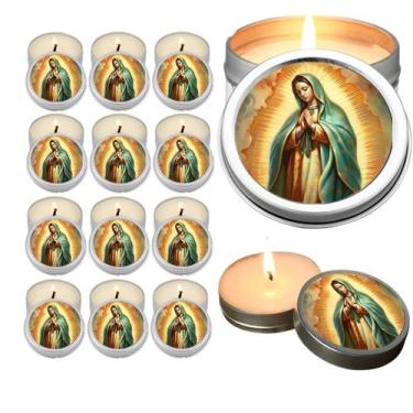 Imagem de 10 Velas Aromaticas Lembrancinhas Nossa Senhora da Conceição na Latinh
