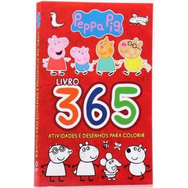 Imagem de Livro - Peppa Pig Livro 365 Atividades e Desenhos para Colorir