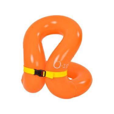 Imagem de Colete Inflável Infantil Jilong U-ion Laranja, 30kg, Sortido