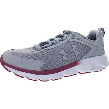 Imagem de Under Armour Tênis de corrida masculino Charged Assert 9 Marble, Cinza moderno/branco/rosa, 40