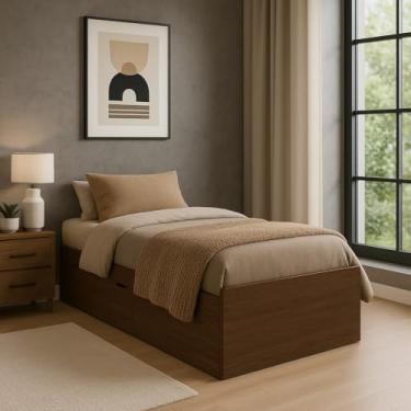 Imagem de Cama Solteiro Baú Camila Framar - Resistente