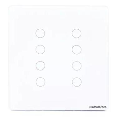 Imagem de Interruptor Touch Inteligente Zigbee Novadigital 8 Botões - Novadigita