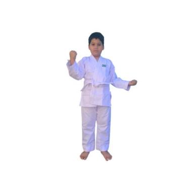 Imagem de Kimono Infantil Karatê Reforçado em Brim com Faixa - Glulan Kimonos, B