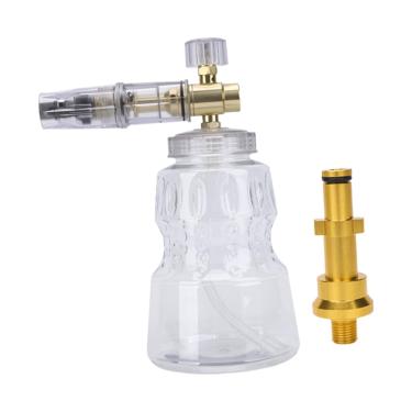 Imagem de IEUDNS Pulverizador de espuma de pressão, lavadora de alta pressão, equipamento de limpeza automática de 1L, garrafa de espuma portátil de grande capacidade, D Adpater
