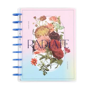 Imagem de Me & My Big Ideas Undated Classic Happy Planner, 17,8 cm x 23,5 cm, sistema de encadernação de disco, anual, adulto, rosa, pautado