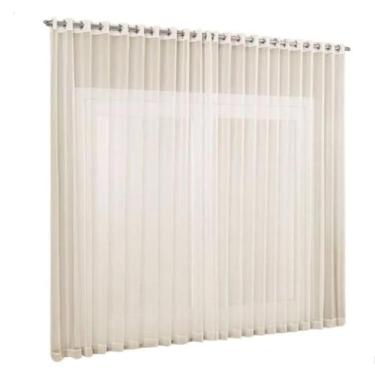 Imagem de Cortina Voil Para Varão Simples 4,00x2,80 Varias Cores - Emanuel Corti