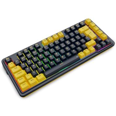 Imagem de TECLADO MECANICO GAMER ELF RGB PRETO E LARANJA