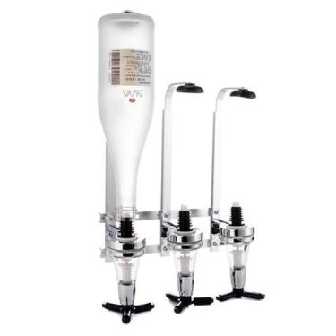 Imagem de Dispenser de Bebidas Dispensador Dosador De Parede 3 Garrafas - Genuin