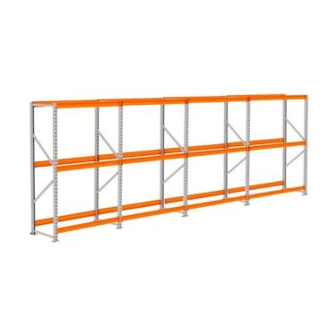 Imagem de Mini Porta Pallet 250kg 1 Inicial 3 Continuações 5,05m Comprimento 2,00m x 1,20m x 60cm
