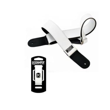 Imagem de Kit Correia Para Violão, Guitarra, Baixo + Abafador de Cordas Damper Ibox (Branco)