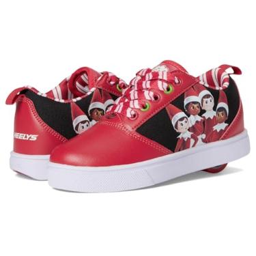 Imagem de HEELYS Calçado infantil unissex com salto com rodas, Vermelho/preto, 22