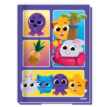 Imagem de Caderno Brochura Universitário Capa Dura A4 80 Folhas Bolofofos Credeal Estampa 1