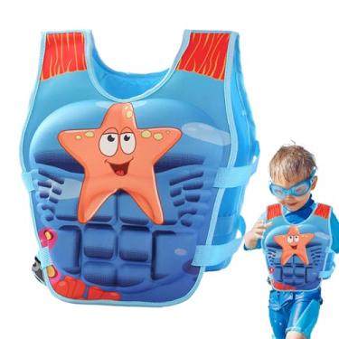 Imagem de Colete de Natação para Bebés - Colete Flutuante Infantil para Segurança Aquática,Colete de Caiaque para Meninos e Meninas 2 a 10 Anos, Acessório para Treino de Natação