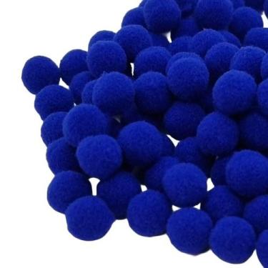 Imagem de Pompom poliéster 10mm para Laços Tiaras Roupas e Artesanatos com 100 u