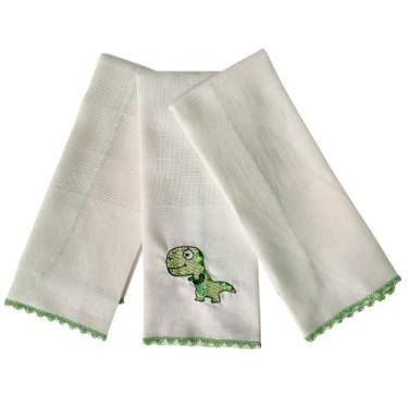 Imagem de Paninho de Boca Toalha Pano Babete Babita Lenço Fraldinha Fralda Enxov