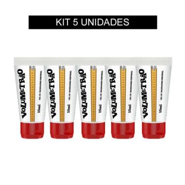 Imagem de Kit 5 Volumetrão Gel Aumenta e Retarda 15ml - segred