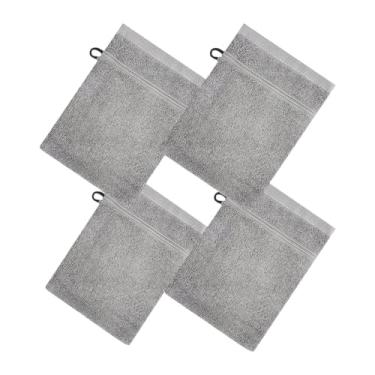 Imagem de IEUDNS 4x Luvas de Banho Luvas de Rosto de Cozinha de Chuveiro Resistente com Alça de Demaquilante Reutilizáveis ​​ de Sabonete Corporal, Style a