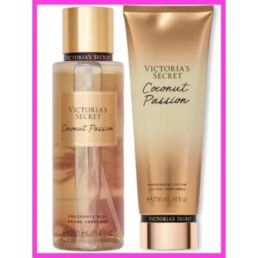 Imagem de Kit Victorias Secret Coconut Passion Body Splash e Creme Hidratante Or
