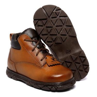 Imagem de Bota Coturno Adventure Infantil Latego Whisky Com Franja-Caminhos da R