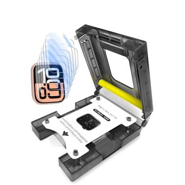 Imagem de Yaekea Pacote com 6 protetores de tela para Apple Watch Series 10 de 42 mm, [tecnologia de alinhamento automático] Película flexível de TPU autorreparável, transparente HD, antiarranhões, sem bolhas