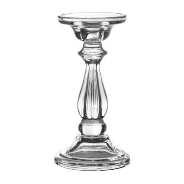 Imagem de Castiçal em vidro D10xA19,5cm transparente