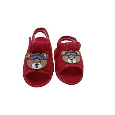 Imagem de Sandalia Papete de Bebê Recém-Nascidos Macia Passeio Casuais Meninos -