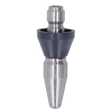 Imagem de Bico Turbo Giratório de 4000 Psi Com 7 Pontas de Bico de Spray, Adequado para água Quente e Fria, Limpeza Pesada, Com Carcaça Banhada (Cabeça grande traseira 3 furos 3/8 pol. NPT)