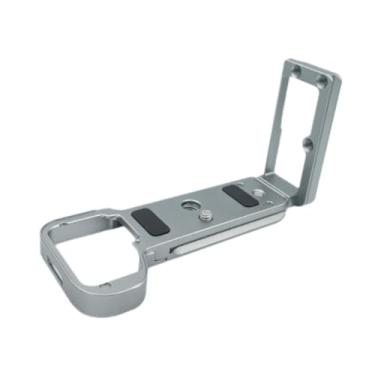 Imagem de Generic Suporte de liberação rápida para câmera, base de apoio para câmera, instalação fácil e estável, placa de proteção inferior para A7C2/A7CR para viagem, Prata