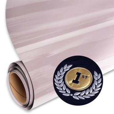 Imagem de Siser Rolo HTV Metálico Easy Puff 31.8"x3ft (Golden Rose) – Vinil Puffy Heat Transfer – Compatível com Cortadores Siser, Cricut e Silhouette – Certificado CPSIA