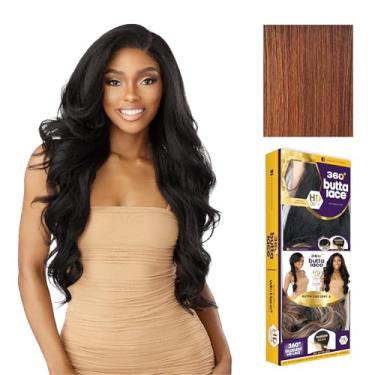 Imagem de Sensationnel 360 Butta Lace Front Wig - Unit 8 (Color : Flamboyage Auburn)