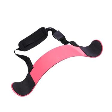 Imagem de simhoa Arm Blaster para bíceps, tríceps, rosca bíceps, isolador de exercícios, equipamento de treino de braço para fitness, Rosa