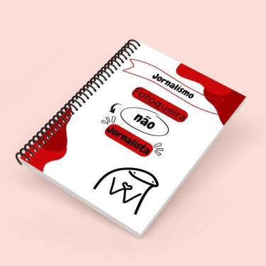 Imagem de Agenda Planner Profissões Cursos 2026 Meme Flork Jornalismo - Impressõ