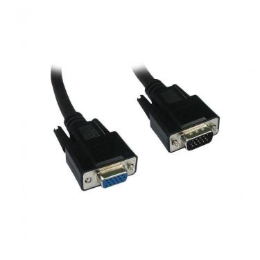 Imagem de Cabo Extensor Monitor Vga Hdd15m X Hd15f Preto - 1,8 Metro