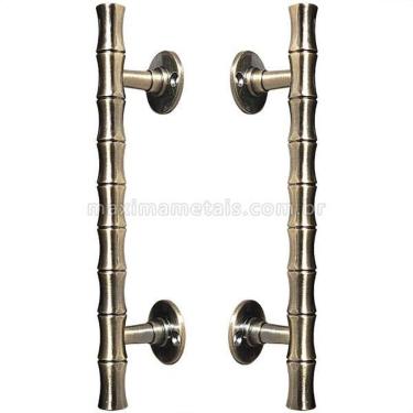 Imagem de Puxador Duplo Porta Pivotante Correr Rústico Element Bronze