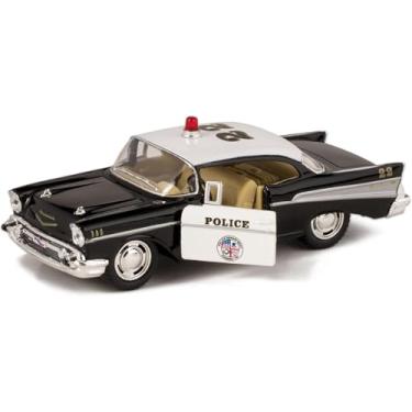 Imagem de KiNSMART 1957 Chevy Bel Air Coupe 1:40 Scale 5" Die Cast Metal Classic Toy Car (Rescue Police)