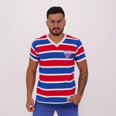 Imagem de CAMISA RETRÔ FORTALEZA 1983, ESCUDO BORDADO, MASCULINA,G