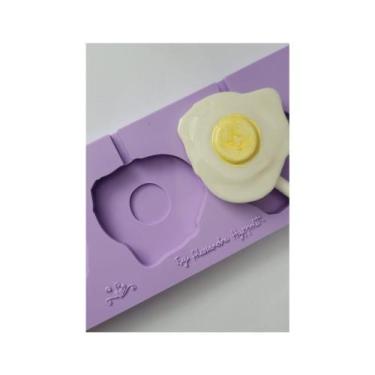 Imagem de L24 Molde de silicone pirulito ovo frito páscoa para decorar - confeit