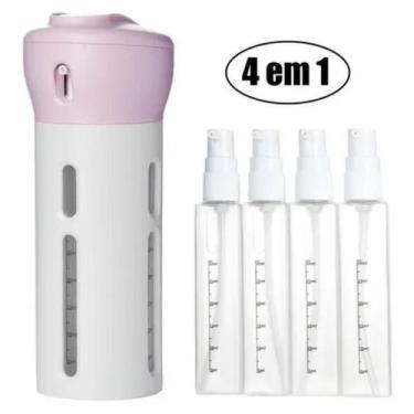 Imagem de Garrafa Dispenser Portátil Shampoo Gel Kit Viagem Frasco - Bimport