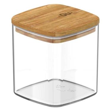 Imagem de Pote Hermetico Cozinha 150ml OU Keep com Tampa de Bambu