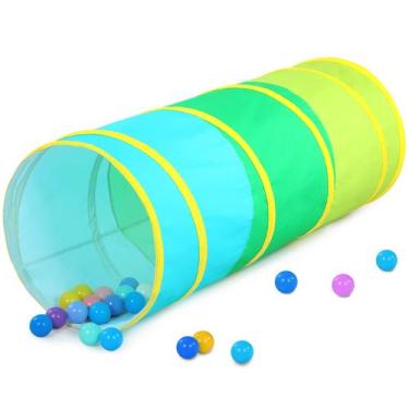 Imagem de Play Tunnel Tent Moncoland Kids para crianças pequenas de algodão colo