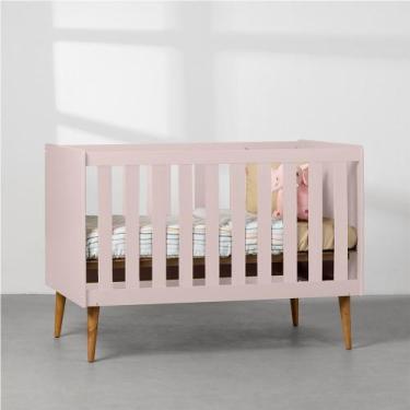 Imagem de Berço Mini Cama Isis  Rosa Fosco - Abra Casa