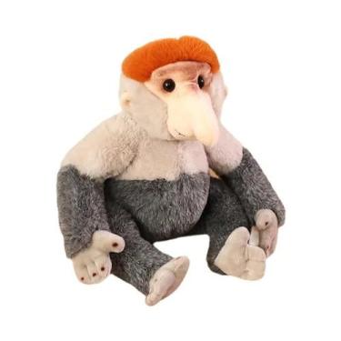 Imagem de Boneca De Pelúcia Confortável Para Bebês, Boneca De Macaco Com Probosc