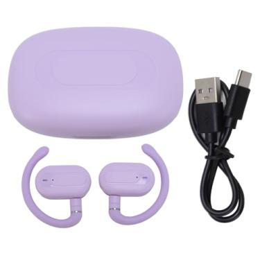 Imagem de aqxreight 144 Language Translator Earbuds Translation Earbuds Com 144 Idiomas Tradução Enc Redução de Ruído para Conversação da Conferência Viagem de Negócios da Conferência (Violeta)