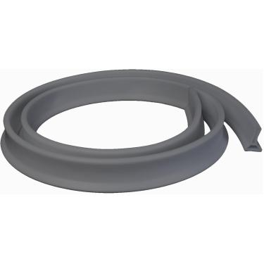 Imagem de Protetor contra salpicos de água para duche, altura, 4 polegadas, preto, branco, cinzento, barreira de tampa de água para lava-louças de cozinha, porta de chão de casa de banho, tiras de retenção de