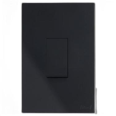 Imagem de Kit Interruptor Pulsador Campainha Vertical 4X2 Brs11965-2Bk